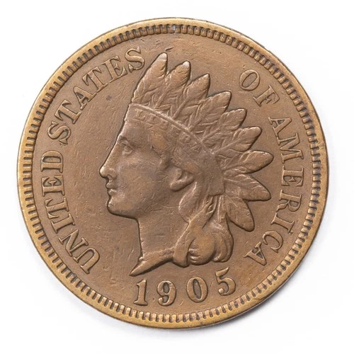 1905 Indian Head Penny Extremely Fine (XF)