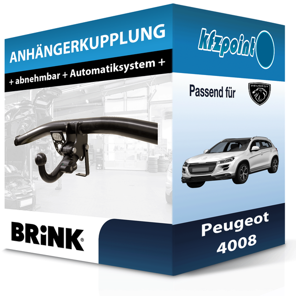 Brink AnhäNgekupplung Abnehmbar Passend für Peugeot 4008 05.2012-Jetzt Neu-image