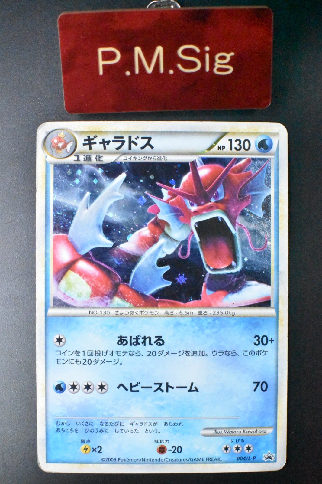 Gyarados 004/L-P Random Basic Pack Promo 2009 Holo Rare Japanese Pokemon Card