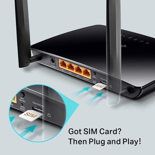 TP-Link AC750 Dual Band 4G LTE Router, SIM Slot Unlocked, WAN/LAN port, Removabl - Picture 8 of 9