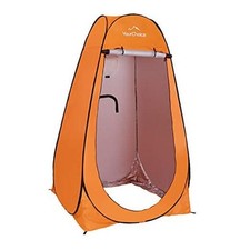 Pop Up Privacy Shower Tent - Portable Changing Tent for Camping, A - Orange