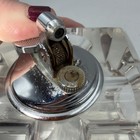 Acrylic Heavy Square Cube JAPAN Cigarette Lighter Collectible Antique Vintage — photo 3
