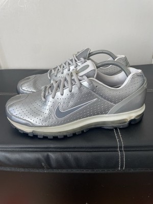 V RARE 2008 NIKE AIR MAX 03 CLASSIC UK 9 2003 SILVER BW 309348 - 001 360 95 90 1