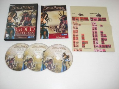 SPELLFORCE GOLD PC inkl. SPELL FORCE 1 The Order Of Dawn + Breath Of Winter Add-On