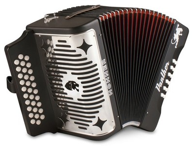 Hohner Panther Diatonic Accordion - Keys G/C/F