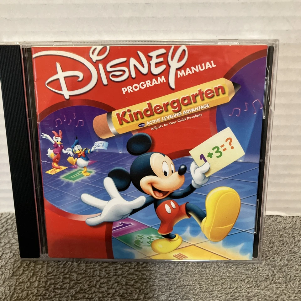 Disney Mickey Mouse Kindergarten PC GAME Home School Learning  CD-ROM   - Image 2 of 4