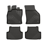 FußMatten Gummimatten No.77 FüR Seat Leon III 2012-2020 TPE Schwarz 4 Teile