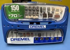 Dremel 689-03 150pc Accessory Set Rotary Tool Bits Wheels Mandrels Case –No Tool