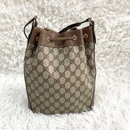 Gucci Shoulder Bag Drawstring Interlocking Sherry Line m2_0703 - Picture 3 of 12