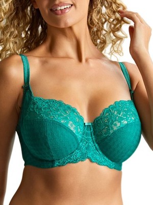 Panache Envy Vollschalen BH vierteilig Seitenstütze Stretch Spitzen BH Dessous