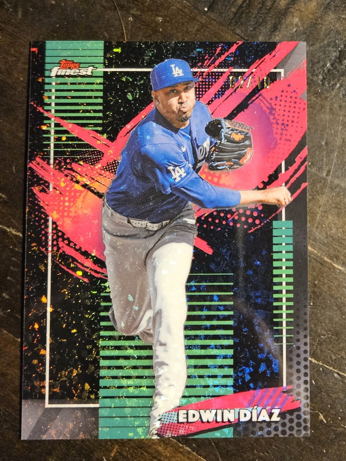 EDWIN DIAZ /10 | 2026 Topps Finest Baseball #252 | RARE Black Mini Diamonds