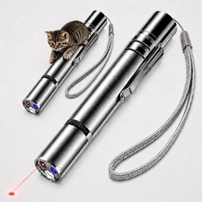 USB Rechargeable Pet Teaser, 2 Pack Cat Laser Pointer Toys