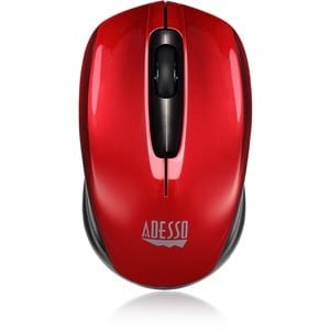 Adesso IMOUSE S50R Maus Funkfrequenz USB optisch 3 Tasten rot kabellos 2.40