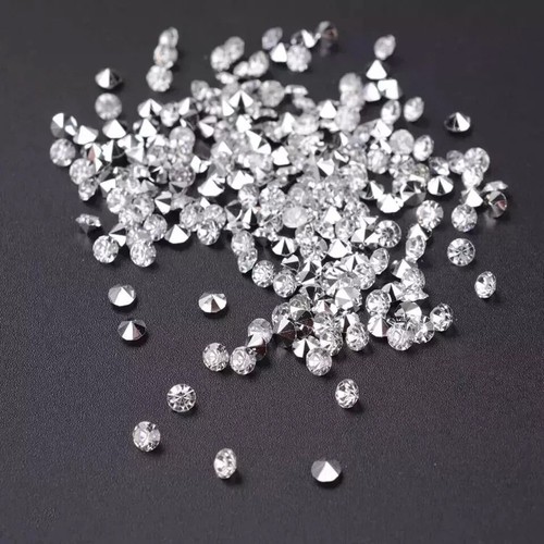 Zertifizierter 1 mm Rundschliff CVD Diamant J Farbe IF Reinheit 160 Teile Diamant Set - Bild 3 von 8