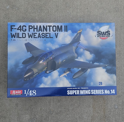 Zoukei-Mura 1/48 McDonnell Douglas F-4G Phantom II Wild Weasel V Kit. New