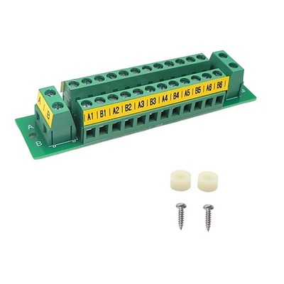 16A 2x12 Position Terminal Block Distribution Power Distribution Board Module...