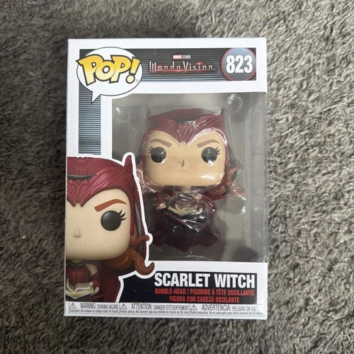 2021 Funko Pop! Marvel Studios Wanda Vision #823 Scarlet Witch Bobble-Head