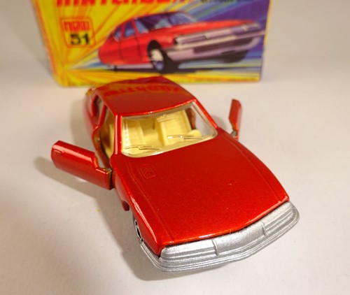 Matchbox Superfast Nº 51B Citroen SM cobre metálico. plata rara Bpl. en caja "J" - Imagen 5 de 11