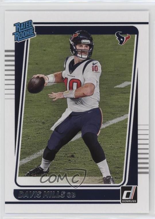 2021 Panini Donruss Rated Rookie Davis Mills #273 4z8