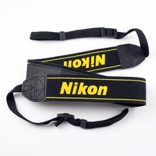 Nikon Black/Yellow Camera Strap Genuine - Nice 