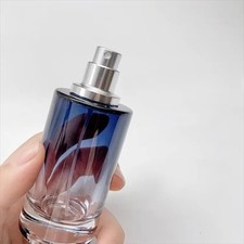 1Pcs 30ml-100ml Gradient Color Portable Glass Refillable Perfume Bottle Cosmetic