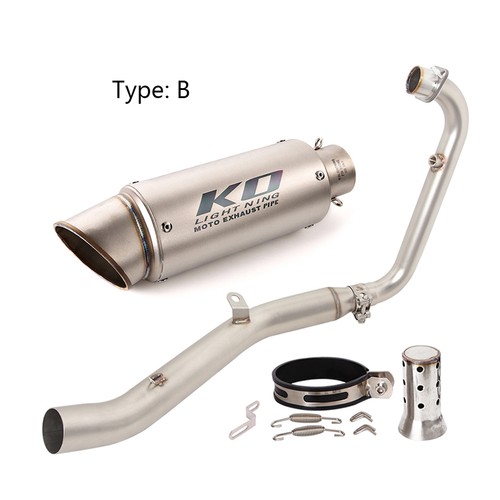 For Lifan KP-Mini 150 2015-2025 Full Exhaust System Front Link Pipe Muffler Tips - Picture 6 of 12