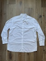 Dunhill Men’s White Cotton Shirt Size M Made in Portugal New Regular Fit No Tags