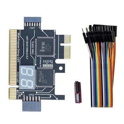 Jadeshay TL631 Pro Motherboard Analyzer Diagnostic Card, PCI Mini PCI-E LPC Moth