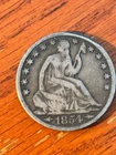 1854-O Seated Liberty Half Dollar .50.