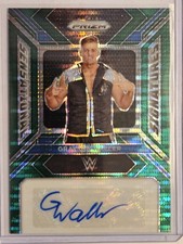 2024 Panini Prizm WWE Grayson Waller Sensational Signatures Green Pulsar /10