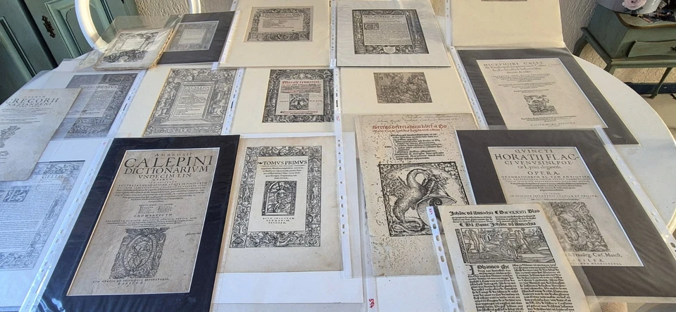 Post-Incunabula:  collection of old & rare leaves, 15th - 16th century - Image 4 of 4