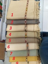 Handmade Wool Afghan Patoo Shawl: Unisex Warm Winter Blanket