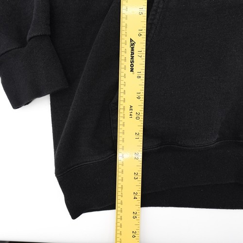 Thrasher Hoodie Mens Small Black Flame Logo Magazine Skate Pullover Sweatshirt - Picture 6 of 12