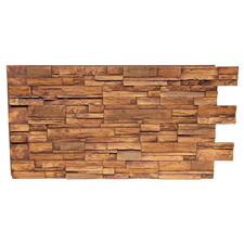 Stack Stone 48 In. X 24.25 In. Polyurethane Interlocking Siding Panel Finished i