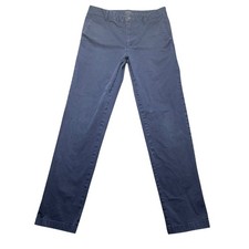 Polo Ralph Lauren Pants Kids 18 Navy Blue Chino Slim Fit Stretch Cotton 30W 29L