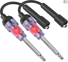 2pcs Car Inline Spark Plug Tester Vehicles Straight Boot Engine Ig Size 2pcs
