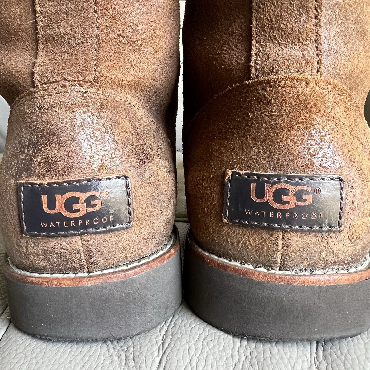 UGG Hannen TL Boots Sz 14 Waterproof Winter Leather Sheepskin Work Warm Brown‎ UGG Hannen Boot at Windsor Shoes | Rugged Style, Ultimate  main image 4