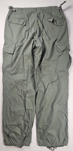 ROTHCO OLIVE DRAB Vintage 100% Rip-Stop BDU Fatigue Pants Size Large - Picture 8 of 8