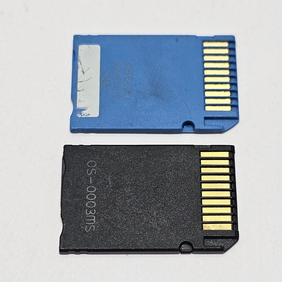 Memory Stick Pro Duo For Sony PSP Micro SD Adapter, 32gb Sandisk Card & 256mb - Image 2 of 3