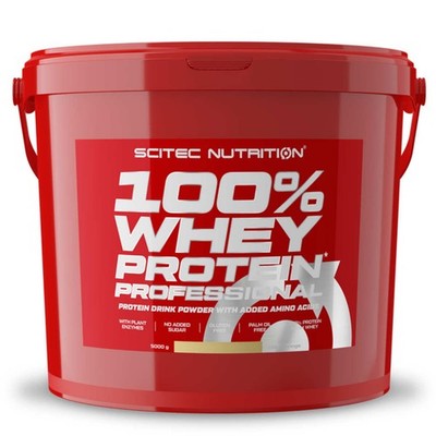 (25,98 EUR/kg) Scitec Nutrition 100% Whey Protein Professional 5000g Eiweiß