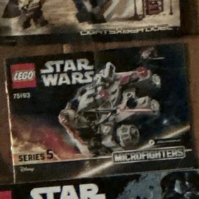 LEGO Star Wars Illustrated Instruction Manuals Lot, Sets 75243, 75218, 75270