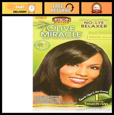 Olive Miracle Deep Conditioning No-Lye Relaxer Kit for Healthy Hair - Regular Si