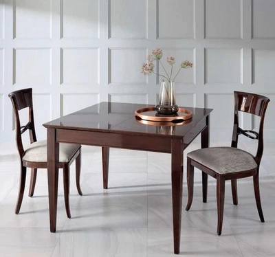 Essgruppe Essecke Esszimmertisch Esszimmer Esstisch Stuhl Tisch Holz Set 3tlg - Bild 1 von 4