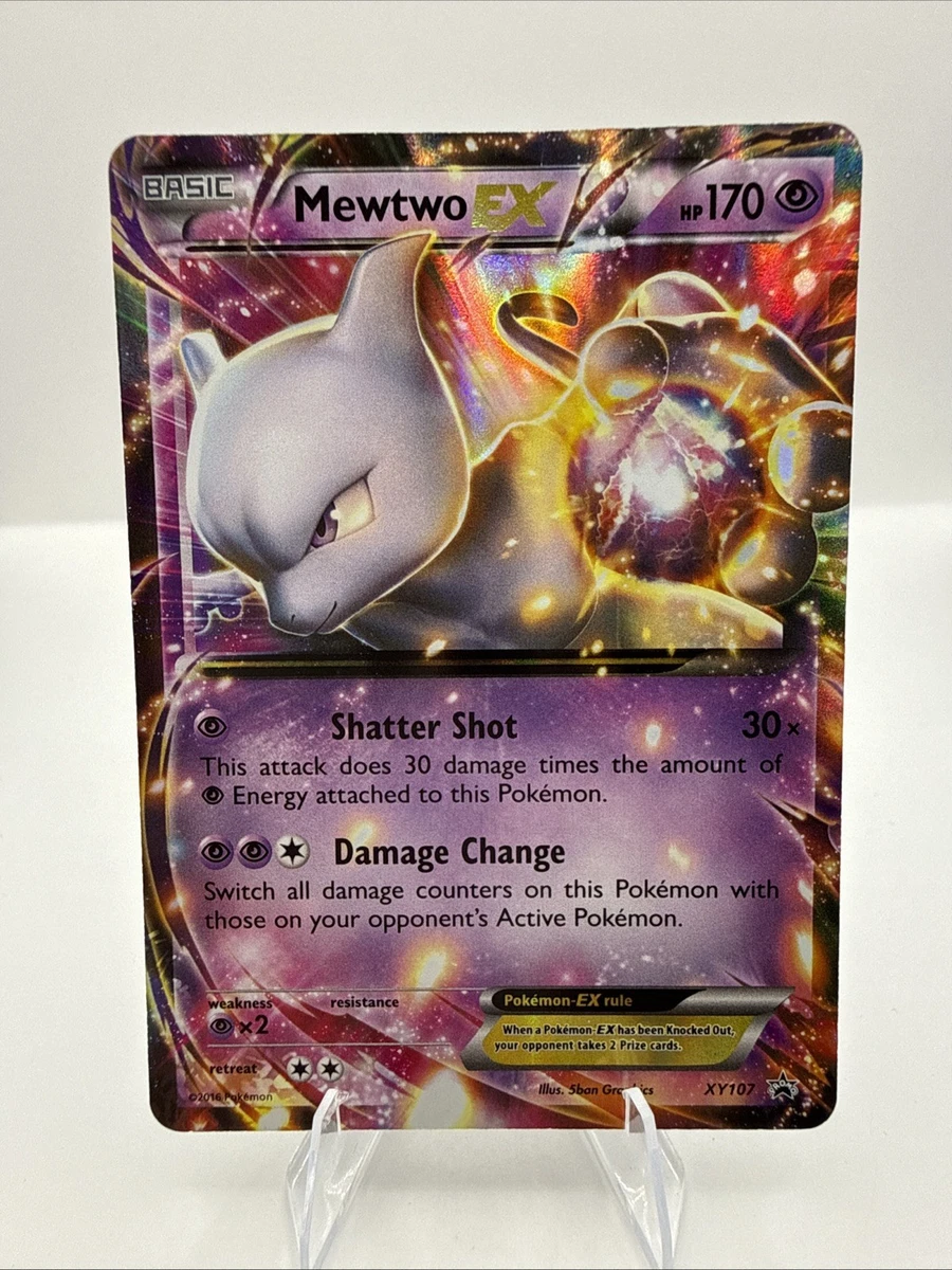 mewtwo ex pokemon card value Mewtwo EX 61/162 Breakthrough Holo Rare Pokemon Card Near Mint