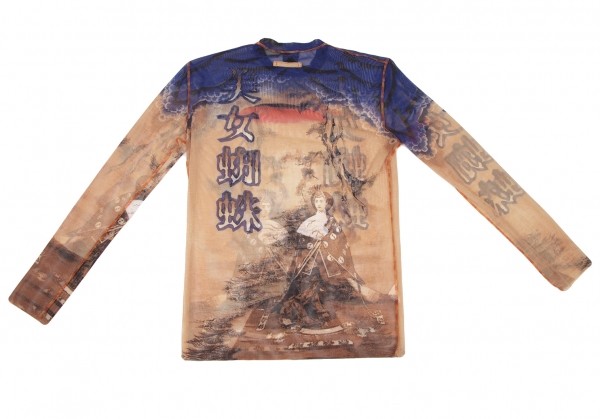 JeanPaulGaultier パワネットVネック長袖カットソー　48 Jean Paul GAULTIER(ジャンポールゴルチエ) パワーネットロング