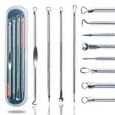 Blackhead Remover Pimple Comedone Extractor Tool 1 Count Pack of 4 , Sliver
