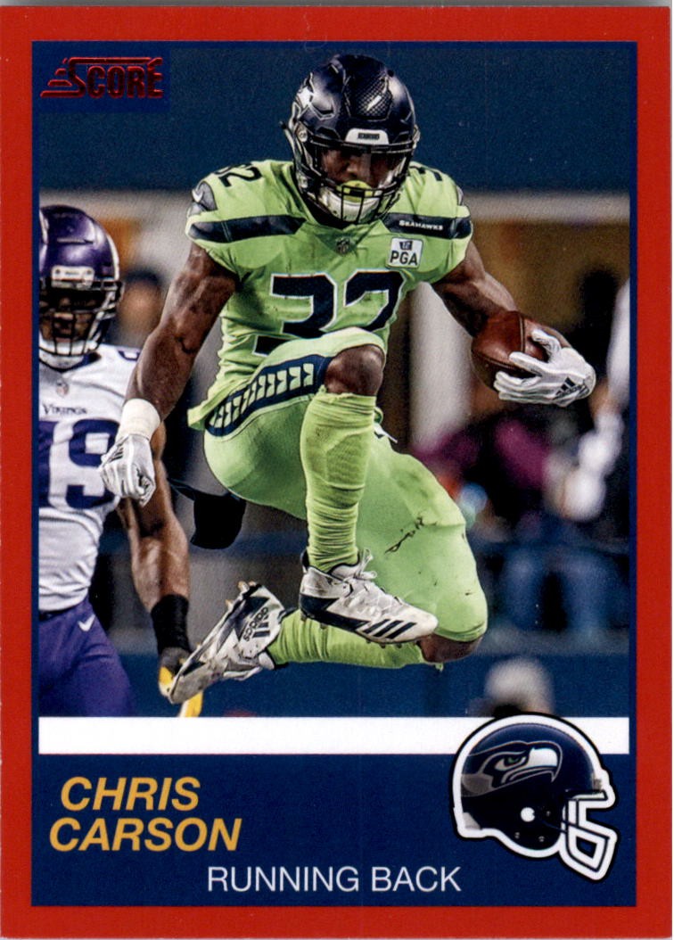 2019 Score Red #316 Chris Carson - FB