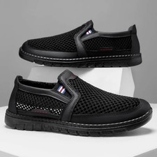 Men  s Slip On Sneakers Breathable Mesh Lightweight Casual Walking Shoes