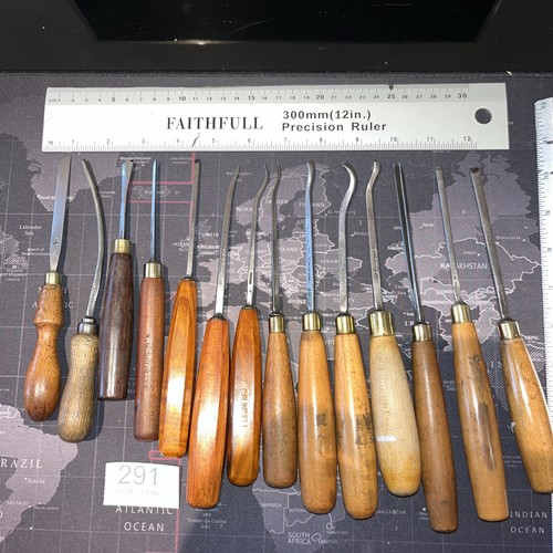 Great Set off 14 carving gouges chisels by Addis W&P, vintage (291) | eBay