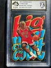 1996/97 MICHAEL JORDAN SKYBOX Z-FORCE BIG MEN ON COURT CGA 7.5 🏀🏀🔥🔥”RARE “